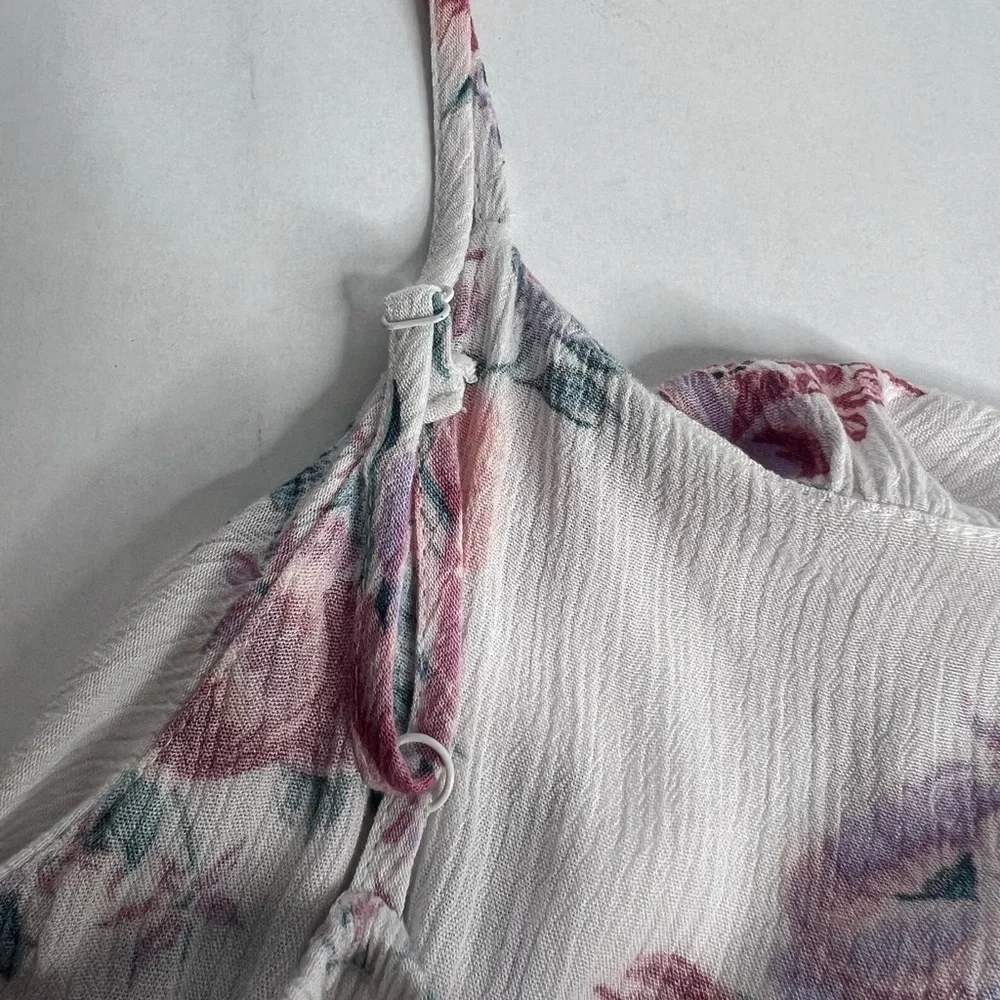 Art Class™ Wedding Wear Sundress Adjustable Strap Off-White‎ Floral  L (10-12)